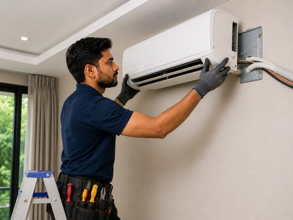 AC repair and gas filling service
